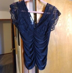 Charlotte Russe pretty black blouse size M